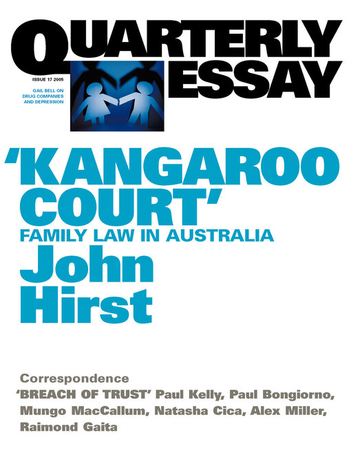 Title details for "Kangaroo Court" by John Hirst - Available